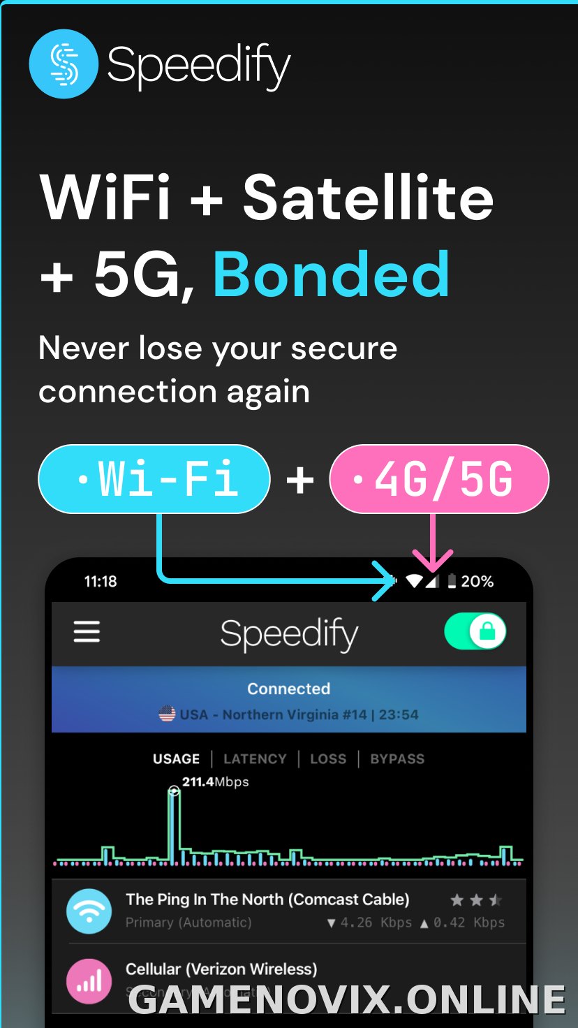 Speedify скриншот 1